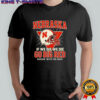 Bussin with the boys Nebraska football helmet shirt