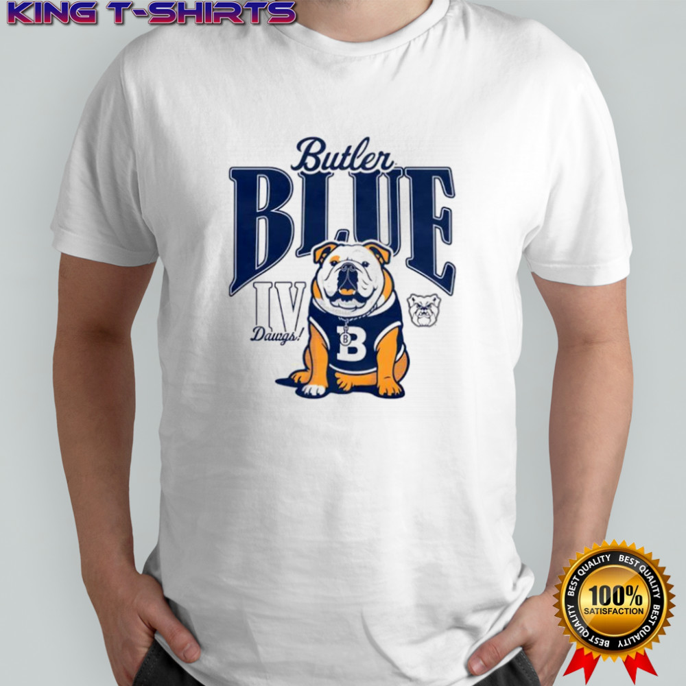 Butler University Blue IV Dawgs mascot graphic shirt