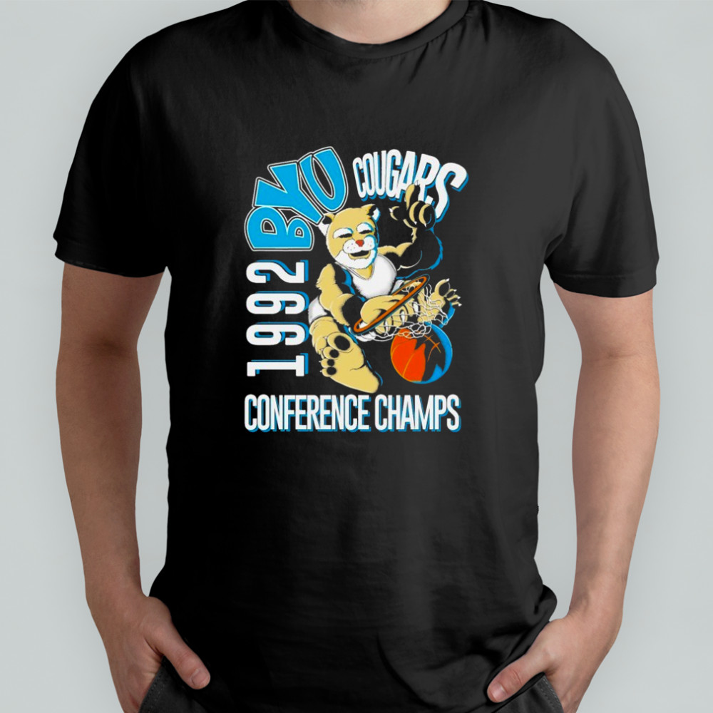 BYU Cougars Conference Champs 1992 Mascot T-shirt