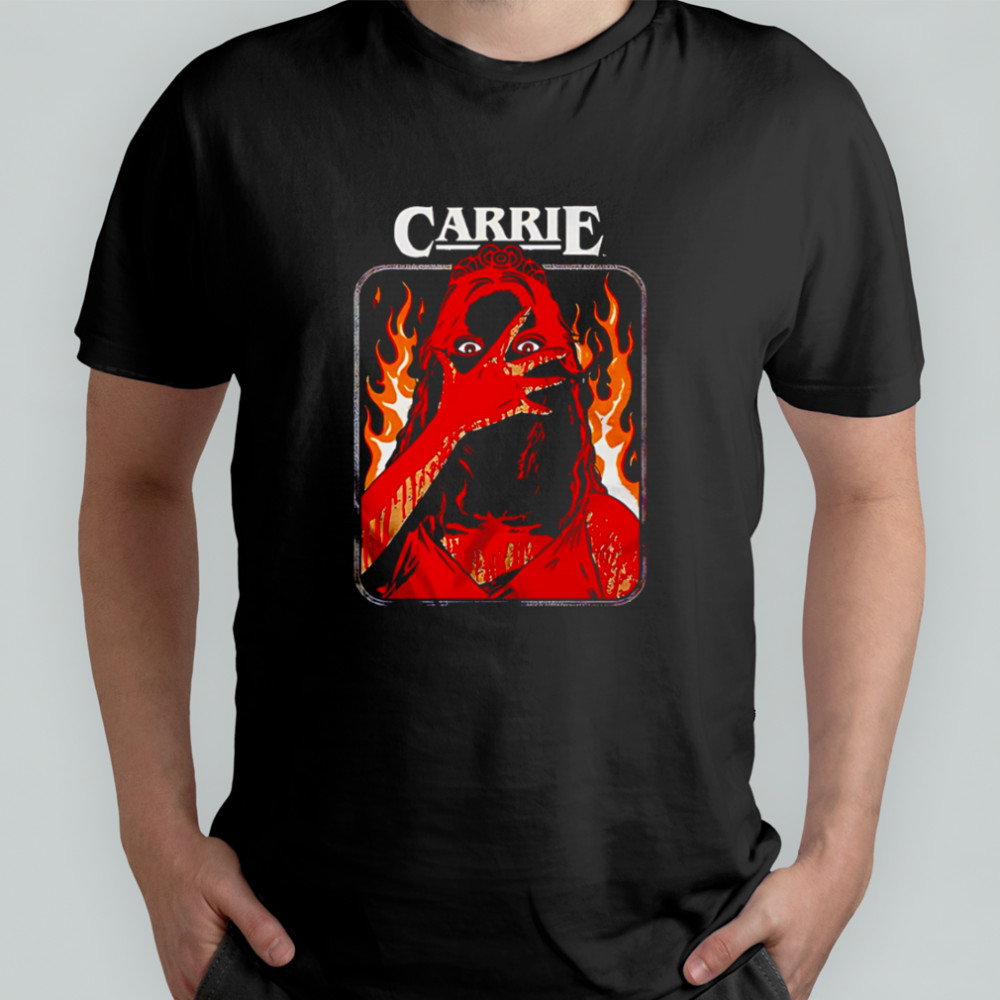 Carrie Horror Classic Movie Graphic Design shirt