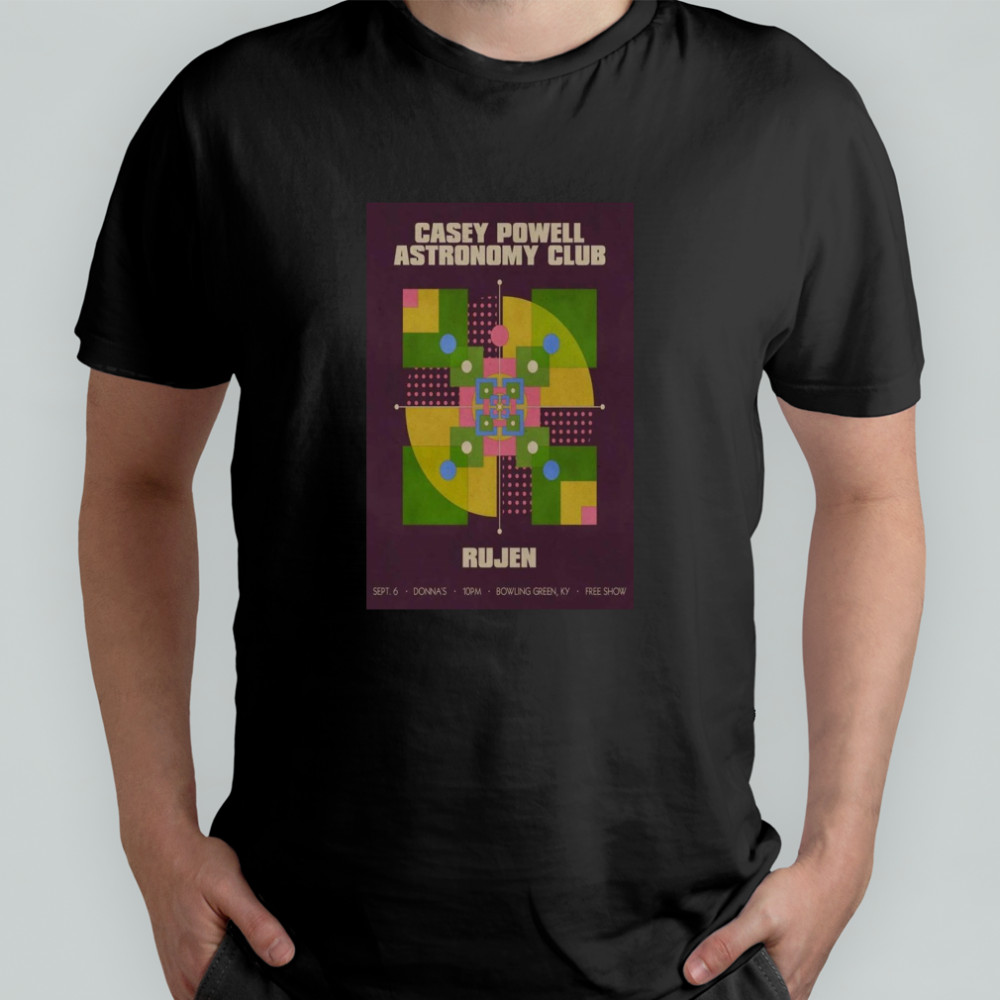 Casey Powell Astronomy Club At Donna’s On Sept 6 2025 Poster T-Shirt