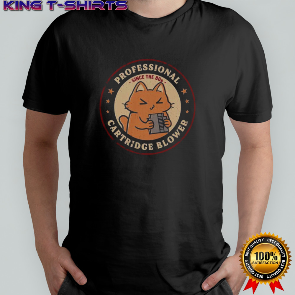 Cat Pro Cartridge Blower Since The 80s T-Shirt