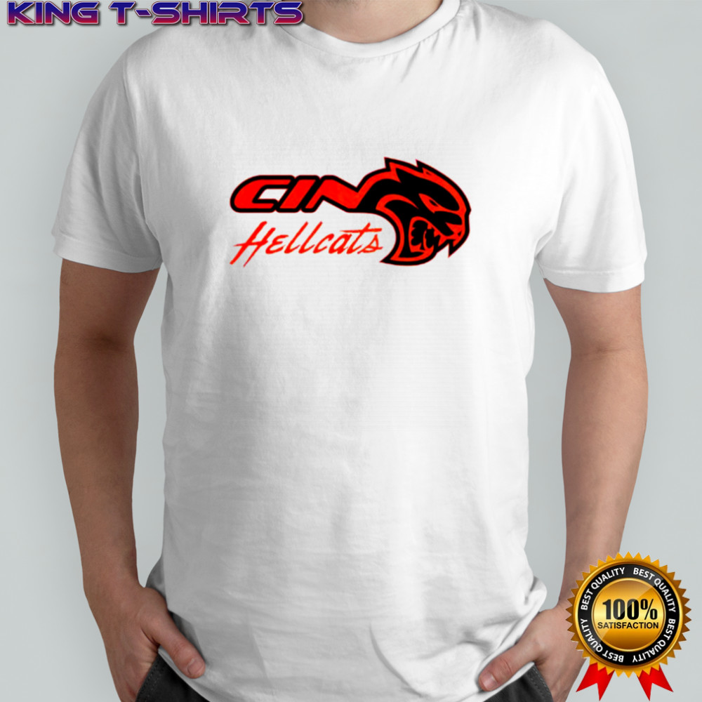 Cincinnati Bearcats Dodge Hellcat logo shirt