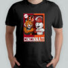 Cincinnati Bengals and Cincinnati Reds mascot play card shirt