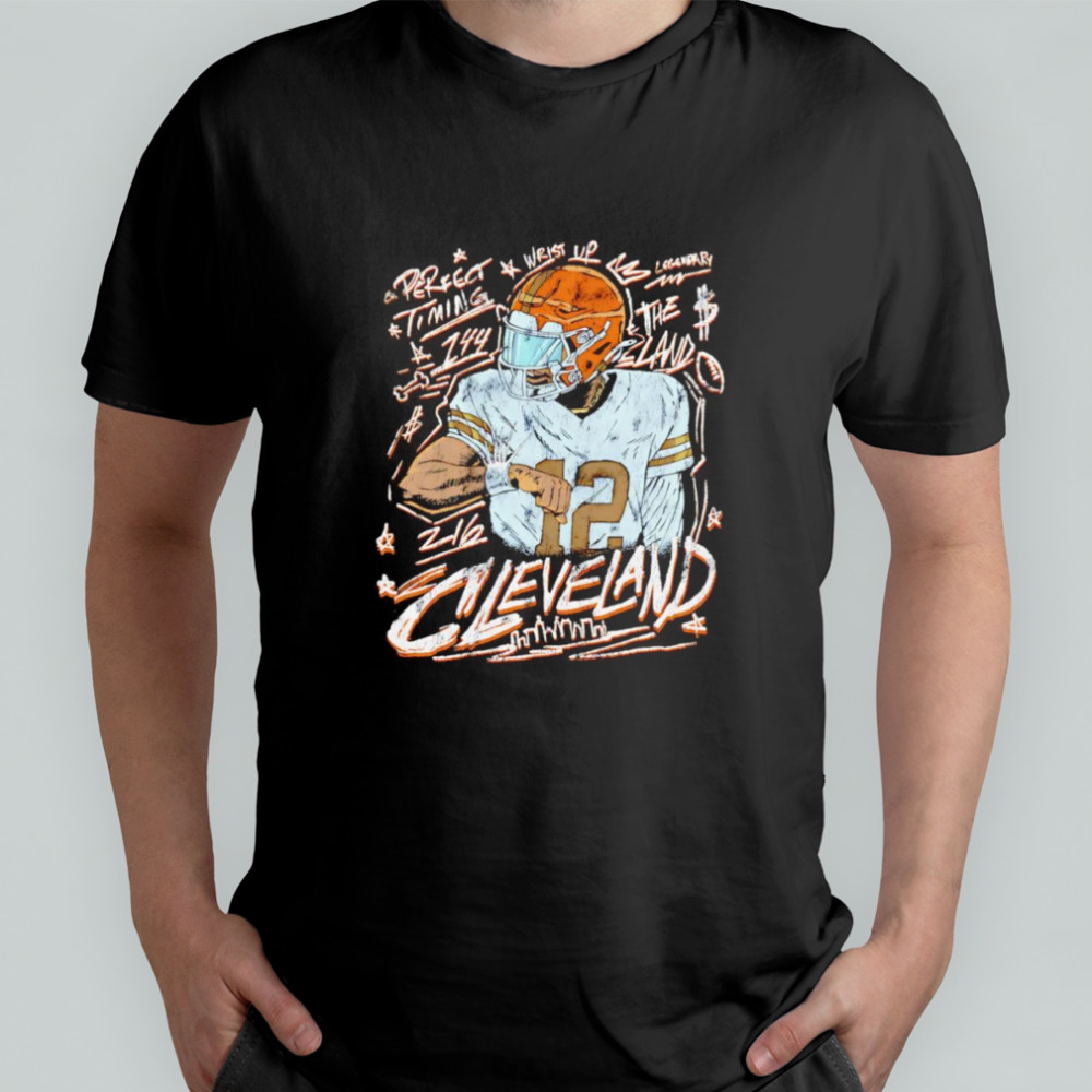 Cleveland football perfect timing retro shirt