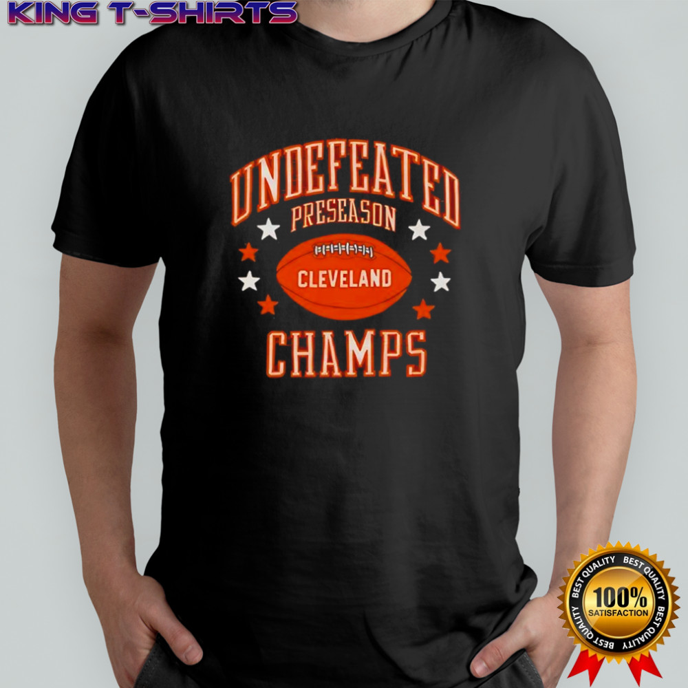Cleveland Undefeated Preseason Champions shirt