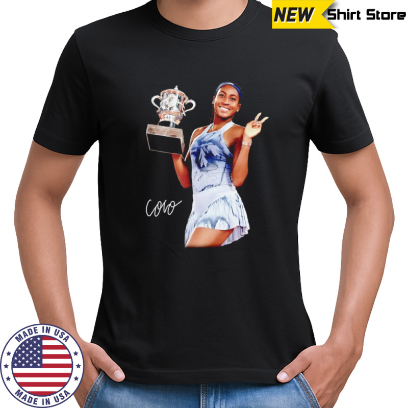 Coco Gauff Champion graphic shirt