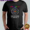 Coldplay music of the Spheres World Tour shirt
