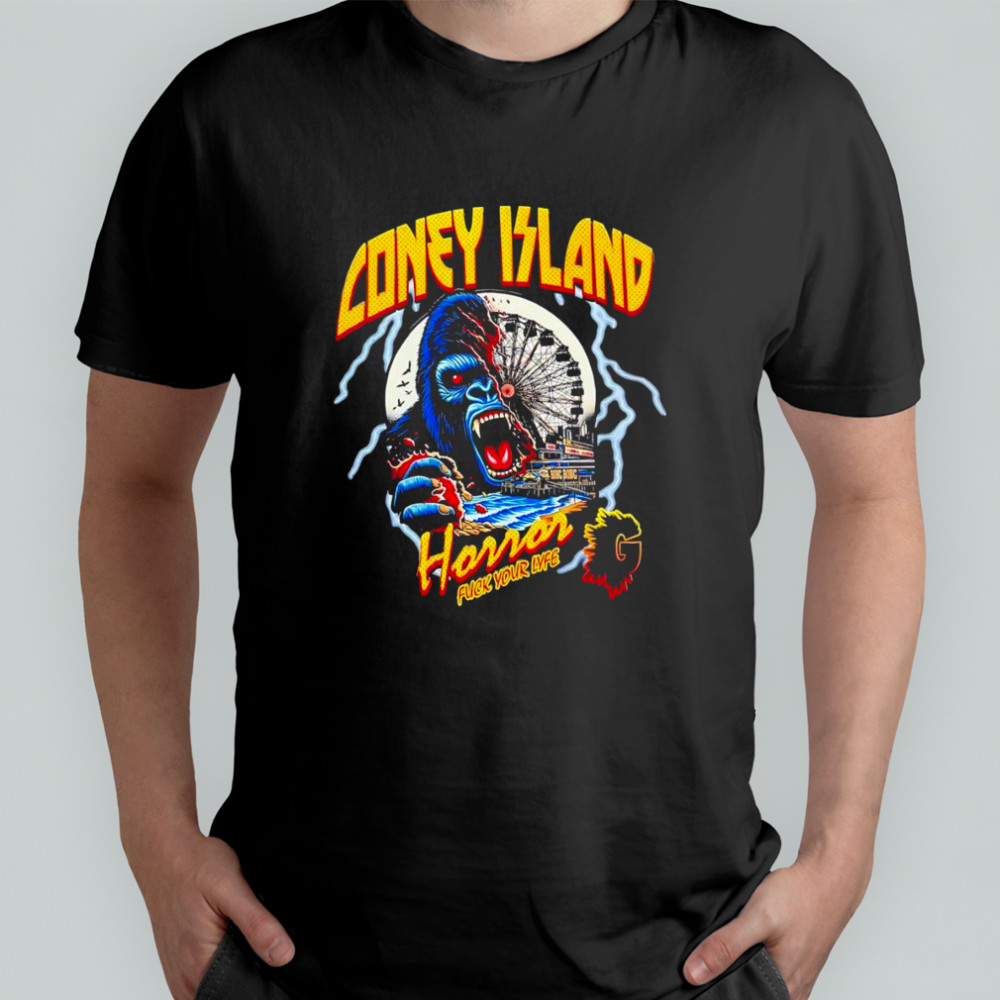 Coney Island horror fuck your lyfe shirt
