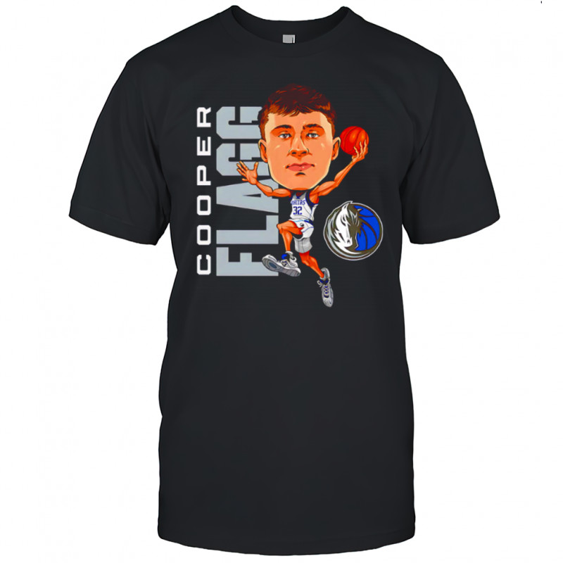 Cooper Flagg Dallas Mavericks Caricature cartoon shirt
