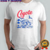 Coyote desert wildlife vintage graphic shirt