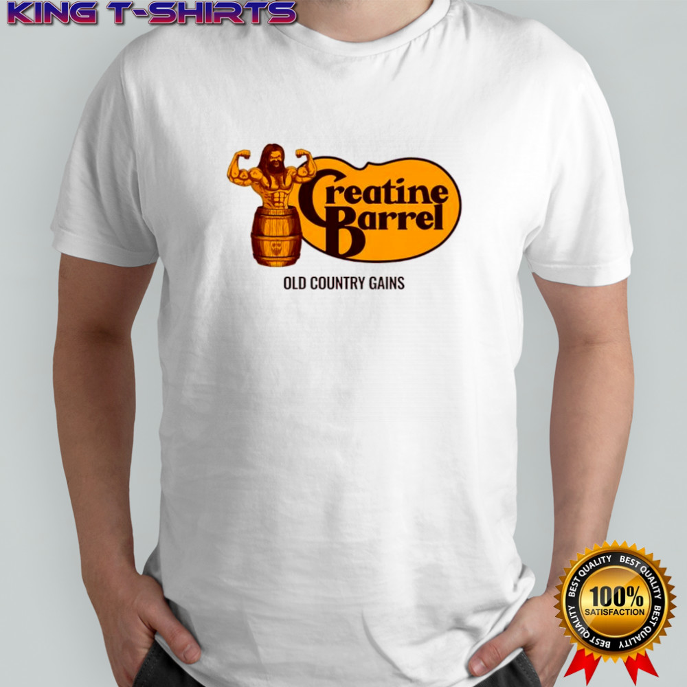 Creatine Barrel gym shirt