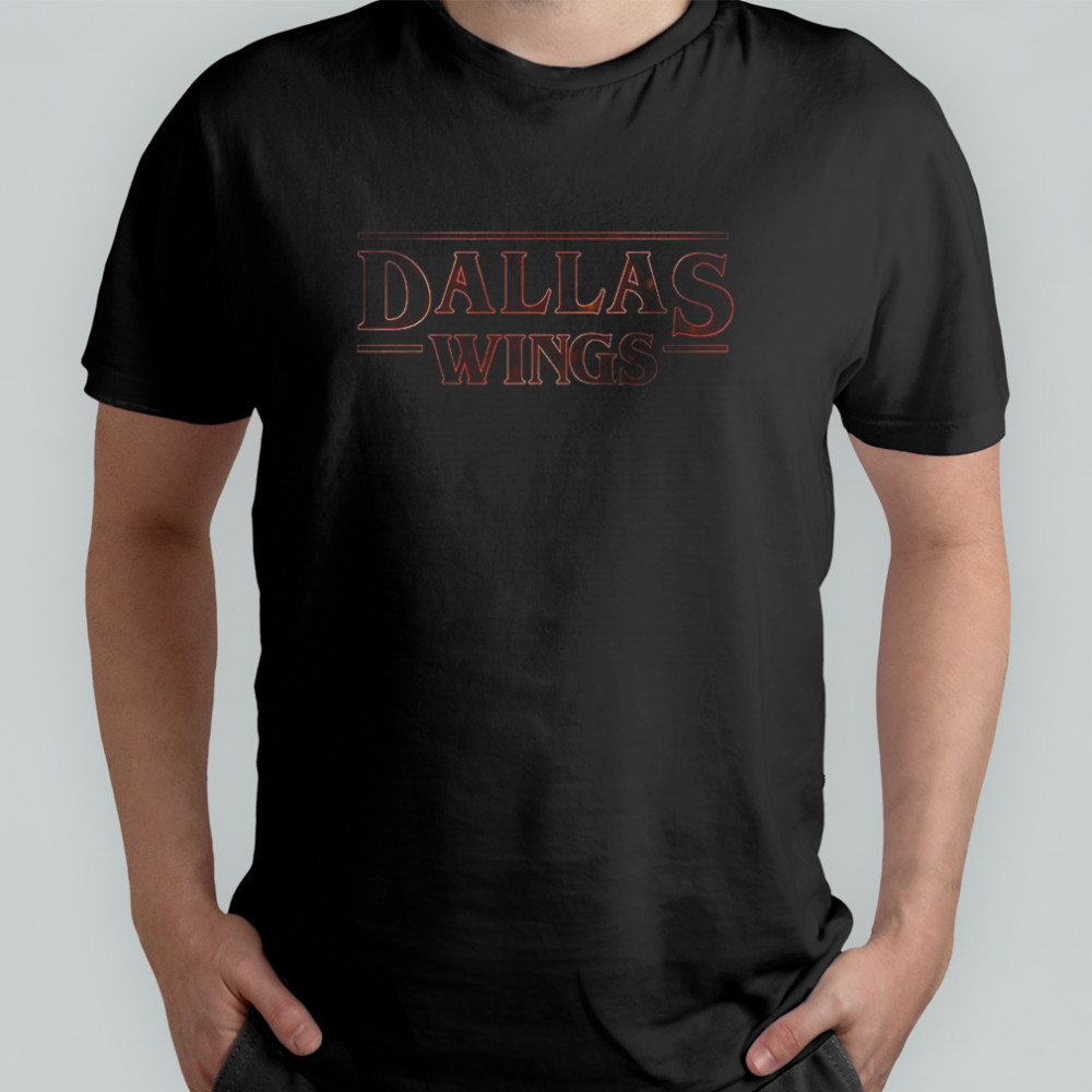 Dallas Wings x Stranger Things WNBA Basketball logo shirt