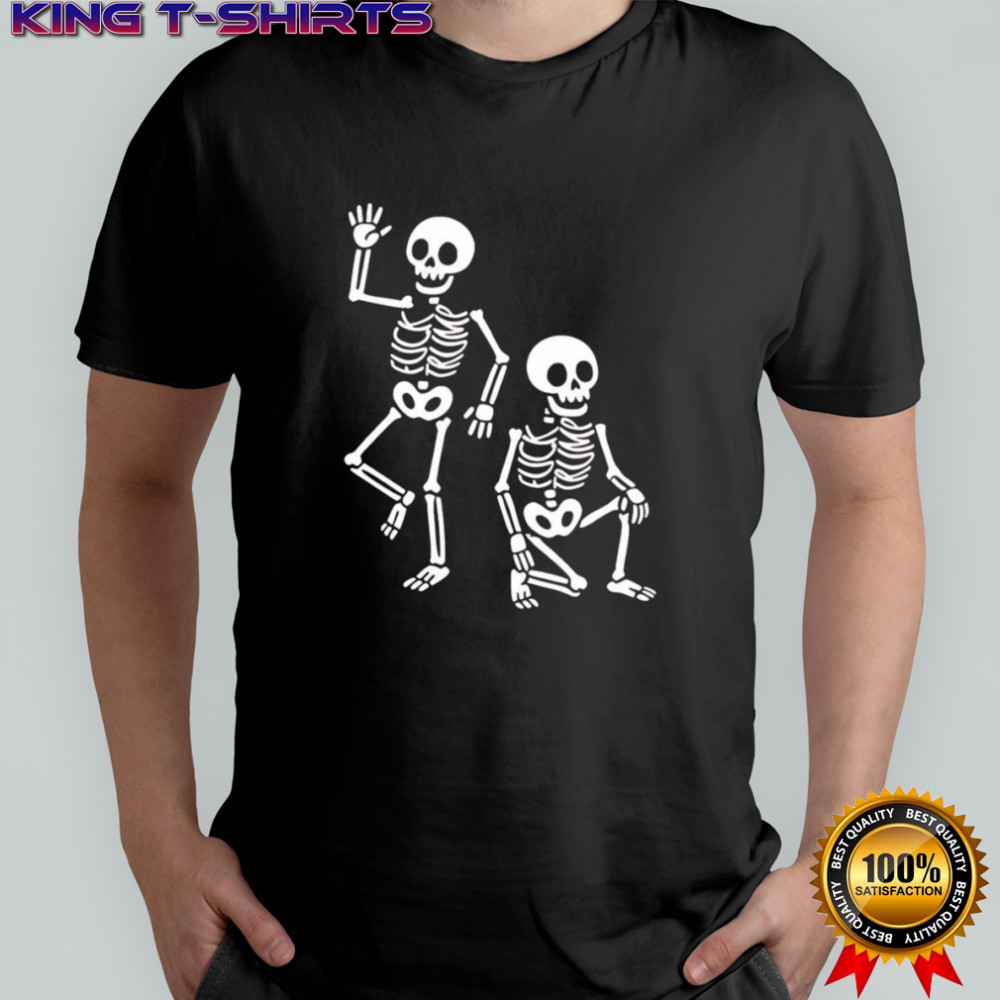 Dancing skeleton fuck Trump Halloween shirt