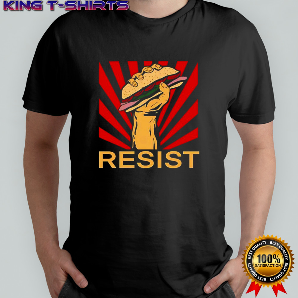 DC Resistance Sandwich hero shirt