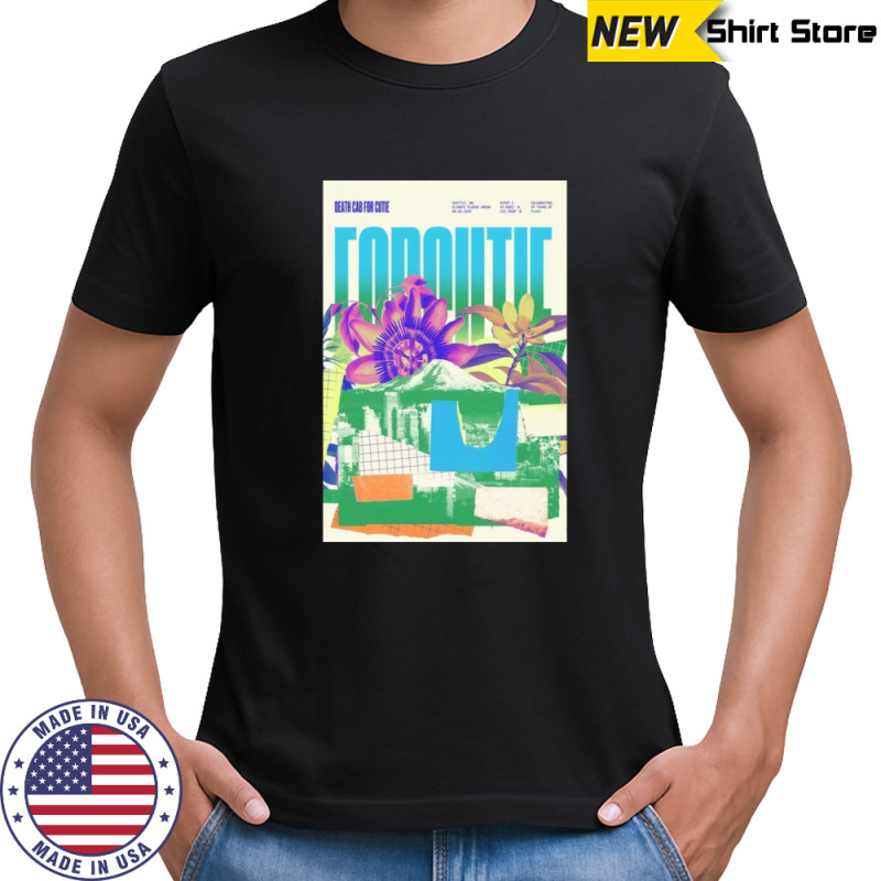 Death Cab For Cutie Live in Seattle WA Aug 2 2025 Tour Poster T-Shirt