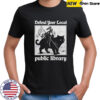 Defend Your Local Public Library Knight Cat T-Shirt