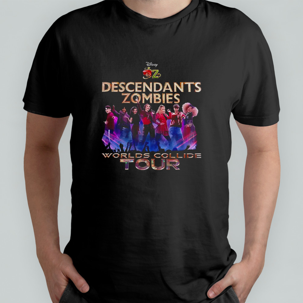 Descendants Zombies Worlds Collide Tour 2025 shirt
