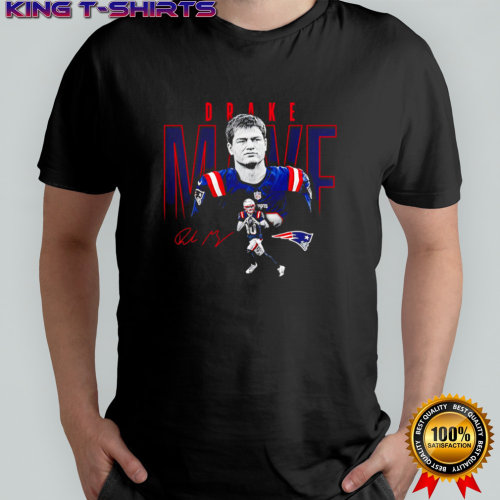 Drake Maye New England Patriots signature classic shirt