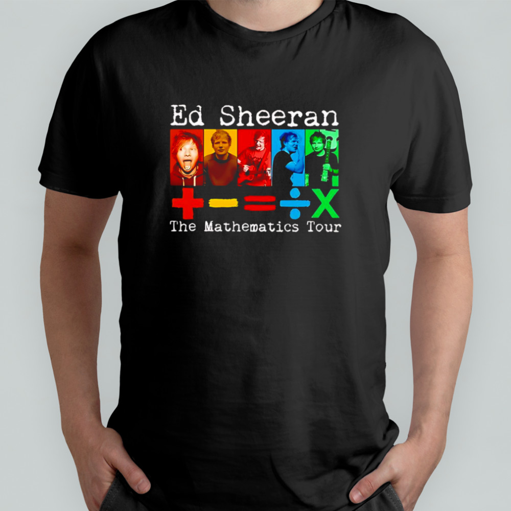 Ed Sheeran the Mathematics tour shirt