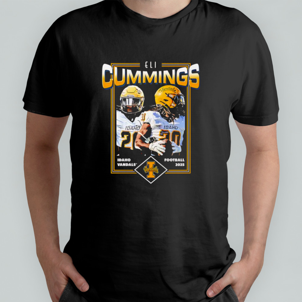 Eli Cummings Idaho Vandals football 2025 shirt