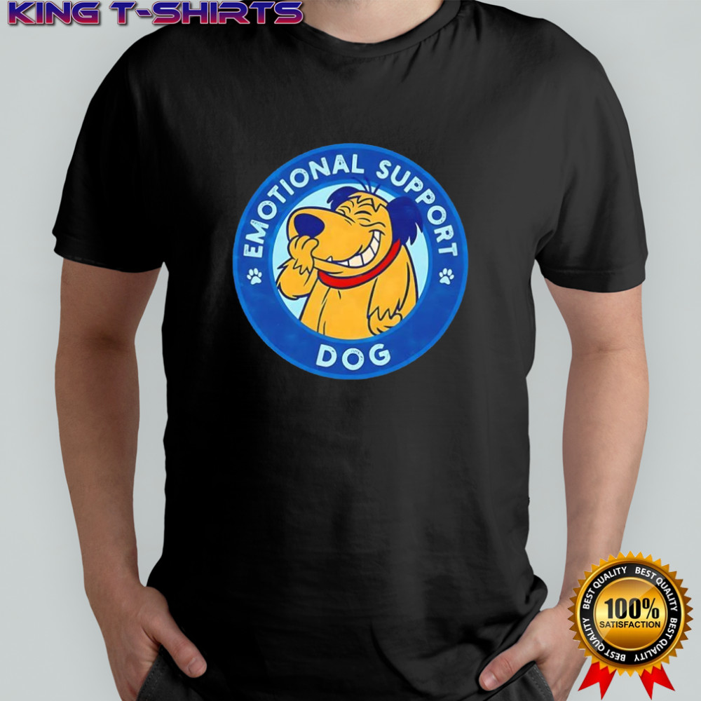 Emotional support dog logo graphic shirt
