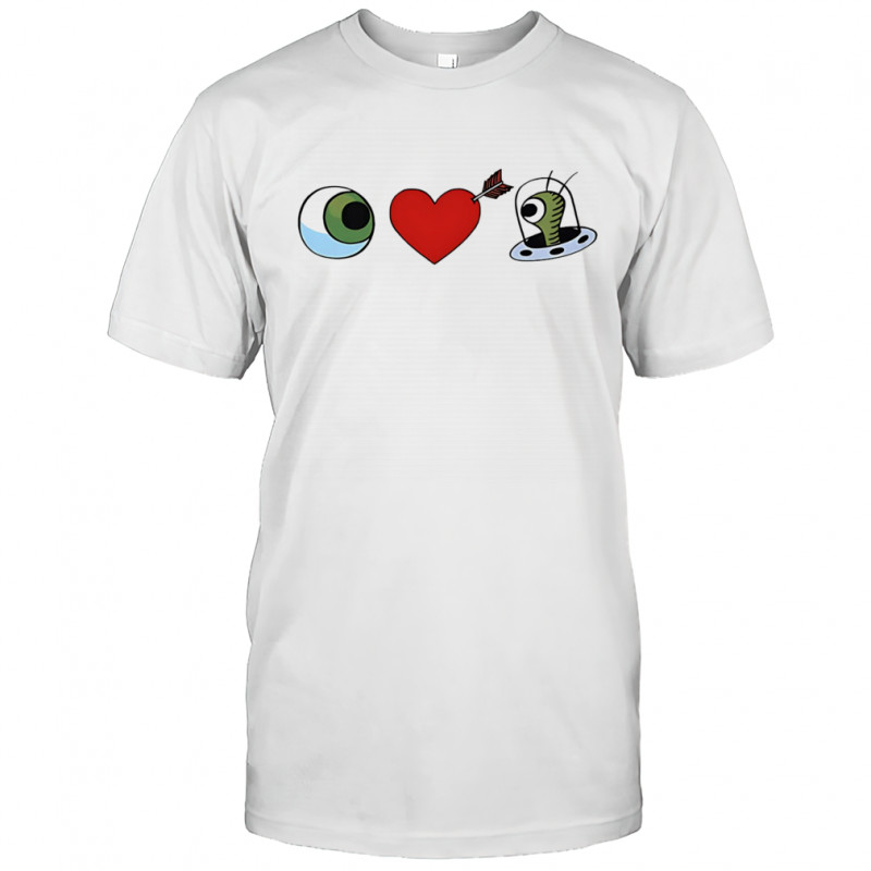 Eye Heart UFO Bizarro shirt