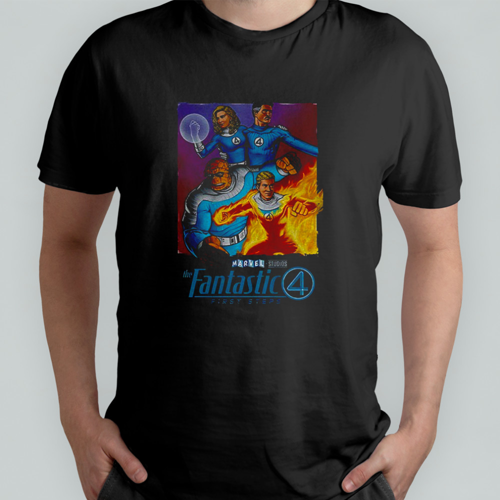 Fantastic Four First Steps movie 2025 Marvel Comics shirt