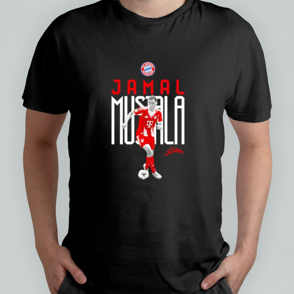 FC Bayern Jamal Musiala player graphic shirt