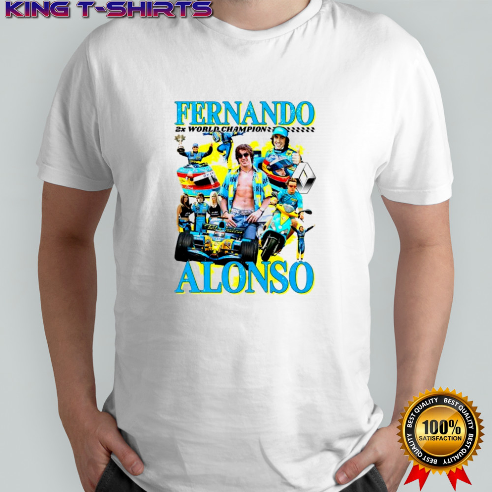 Fernando Alonso 2X World Champion shirt