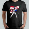 Freddie Freeman #5 Los Angeles Baseball Players signature shirt