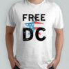 Free DC political American flag star activist shirt