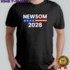 Gavin Newsom 2028 California Democrat Support shirt