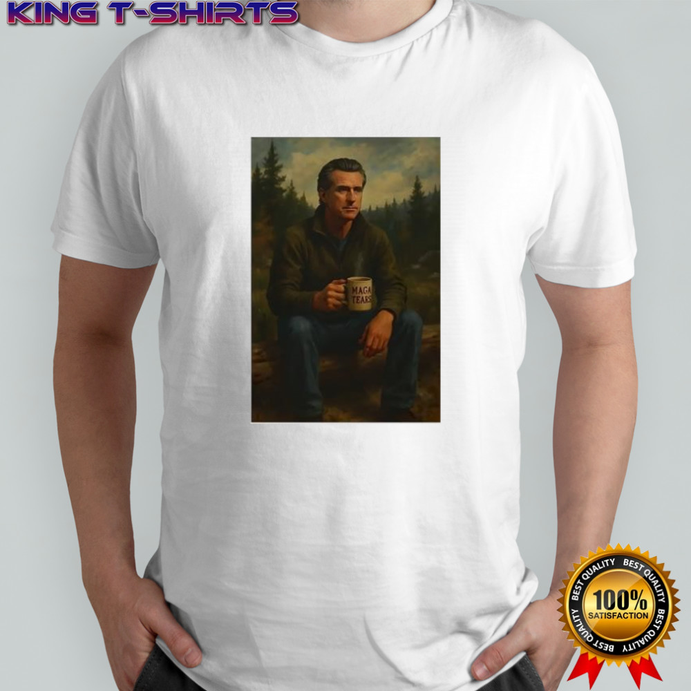 Gavin Newsom MAGA tears shirt