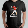 Georgia Bulldogs football Gunner Stockton Superstar Pose signature shirt