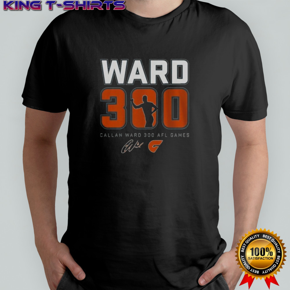 Giants FC Callan Ward 300 AFL Games T-Shirt