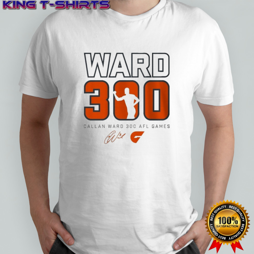 Giants FC Callan Ward 300 AFL Games T-shirt
