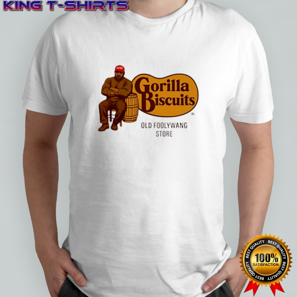 Gorilla Biscuits Cracker Barrel meme shirt