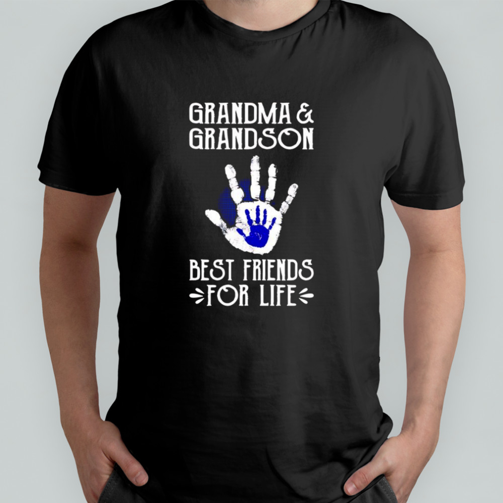 Grandma and grandson best friends for life shirt