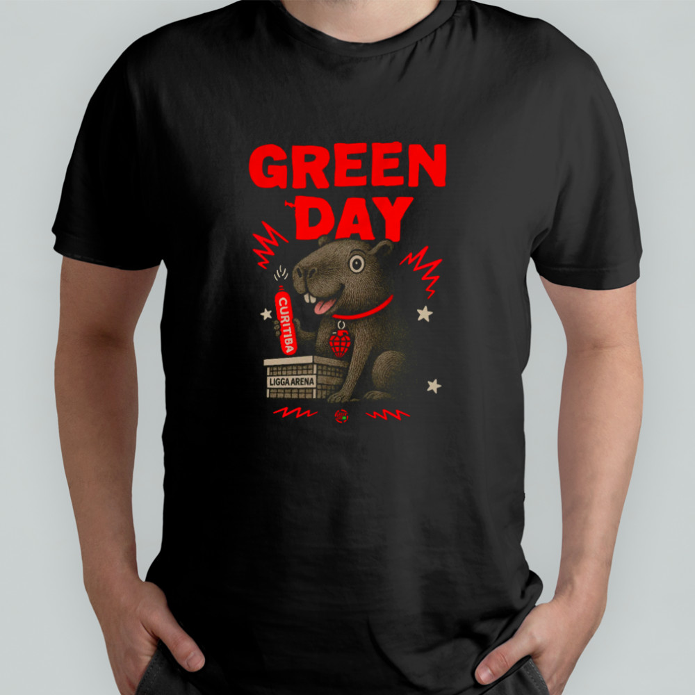 Green Day Brasil Tour Curitiba 2025 T-Shirt