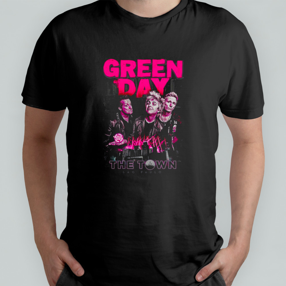 Green Day Brasil Tour The Town 2025 T-Shirt