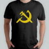 Hammer and Sickle Communist parody logo shirt