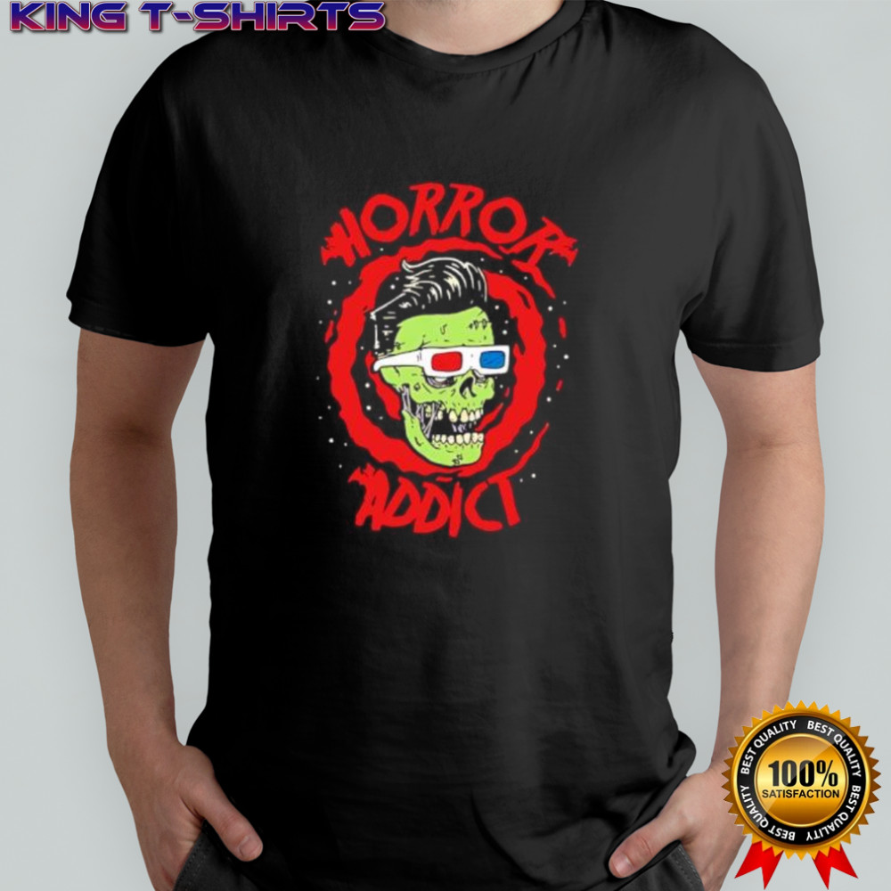 Horror Movie Addict Scary Halloween shirt