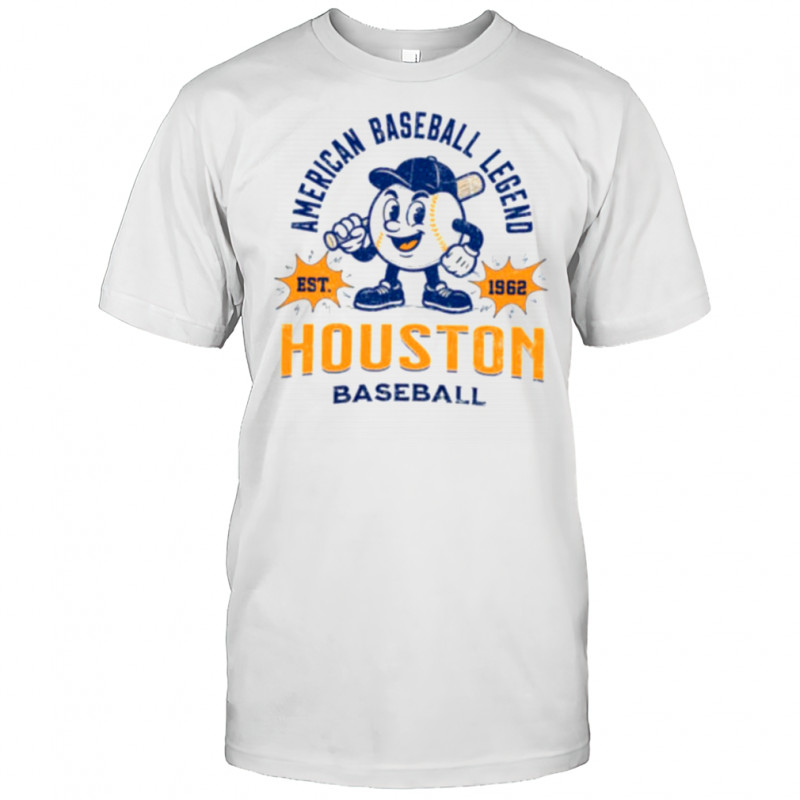 Houston Baseball Legend Tee or American Baseball Legend Est. 1962 Houston Shirt