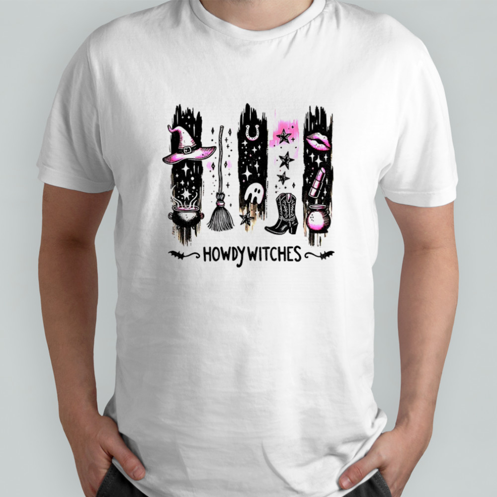 Howdy witches spooky Happy Halloween shirt