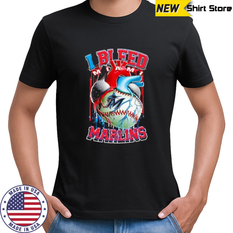 I Bleed Miami Marlins shirt