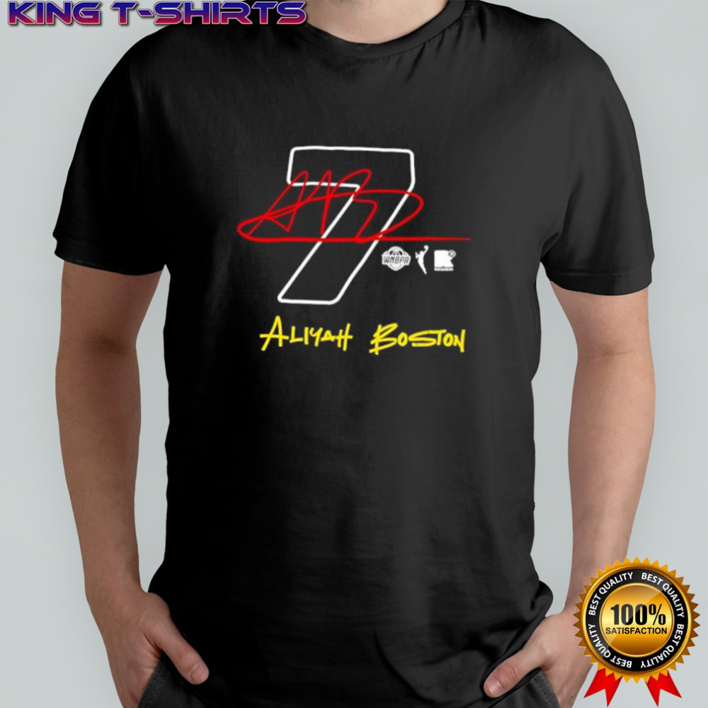 Indiana Fever Aliyah Boston 7 Signature shirt