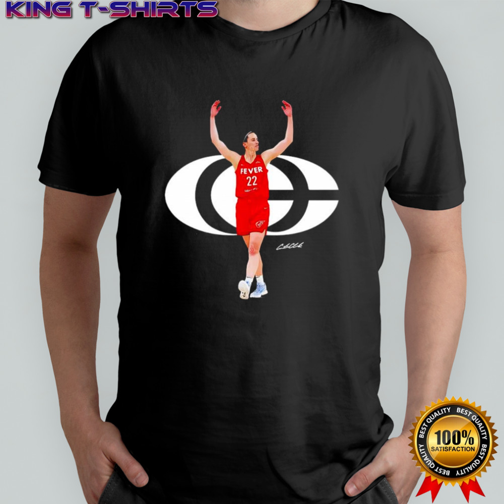 Indiana Fever Caitlin Clark CC logo signature shirt