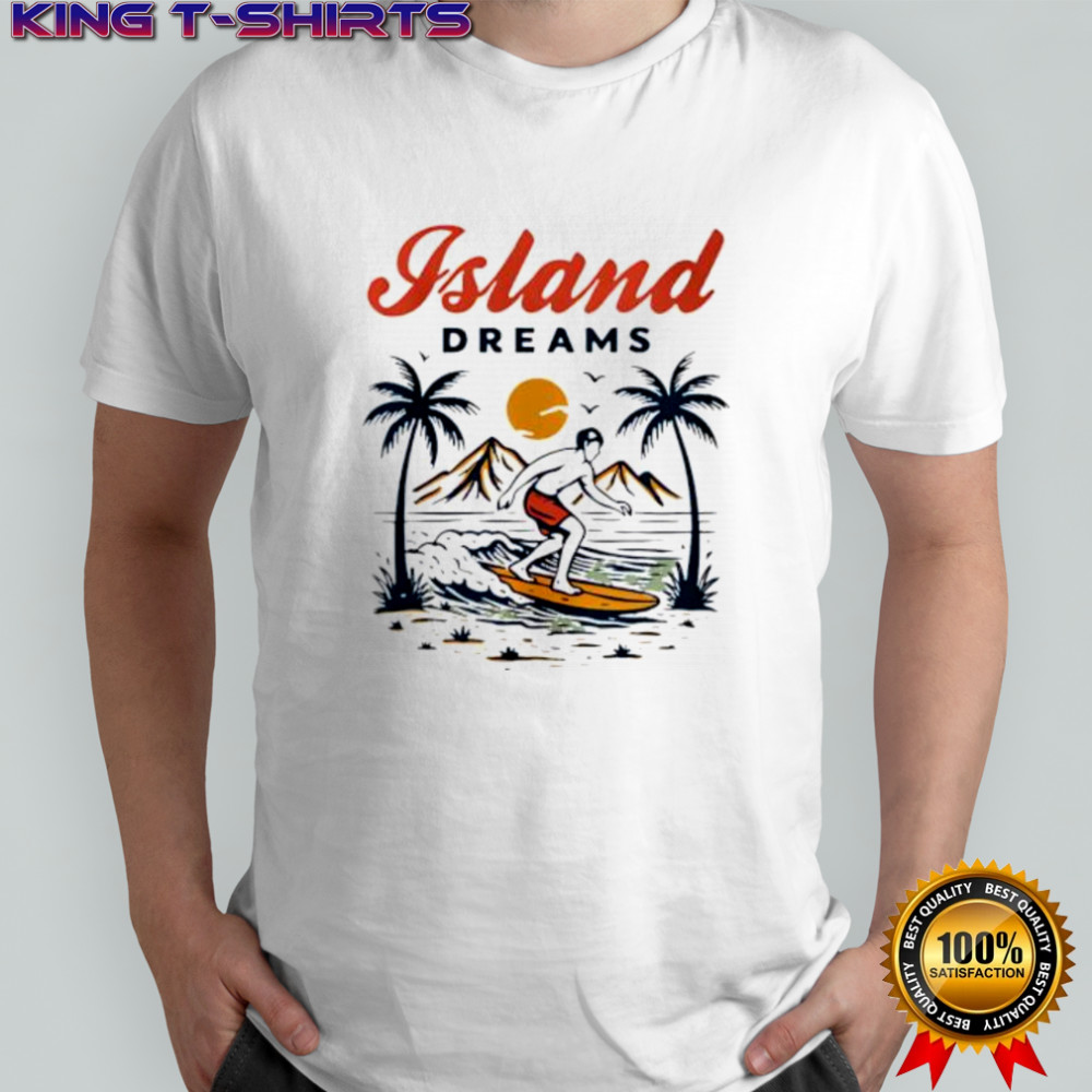 Island Dreams summer sunset shirt