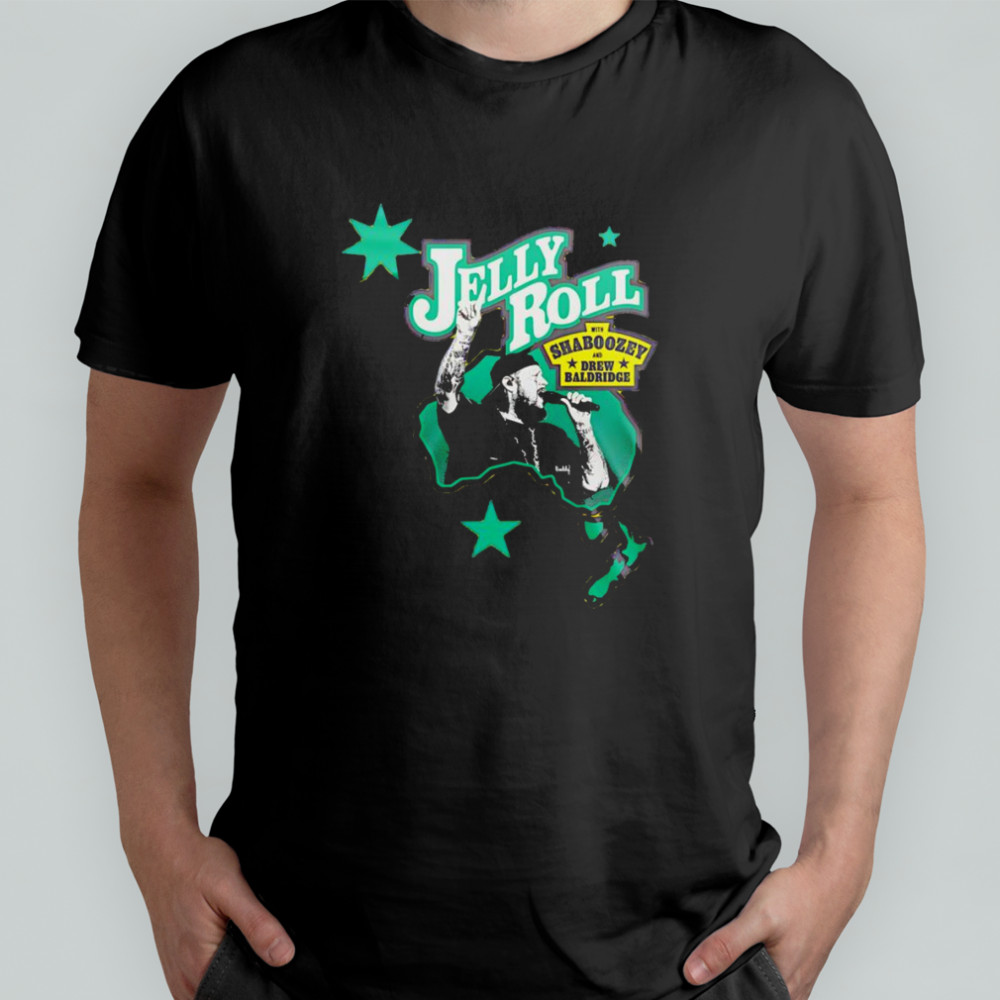 Jelly Roll Down Under 2025 Tour shirt